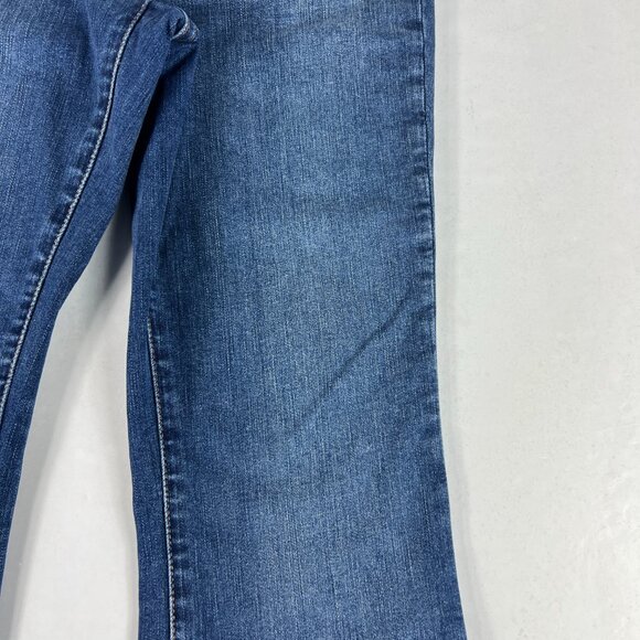 Madewell Jeans Women's 26x24 Cali Demi Boot Cut Cropped Blue Faded Denim Tag 24 - Picture 3 of 16